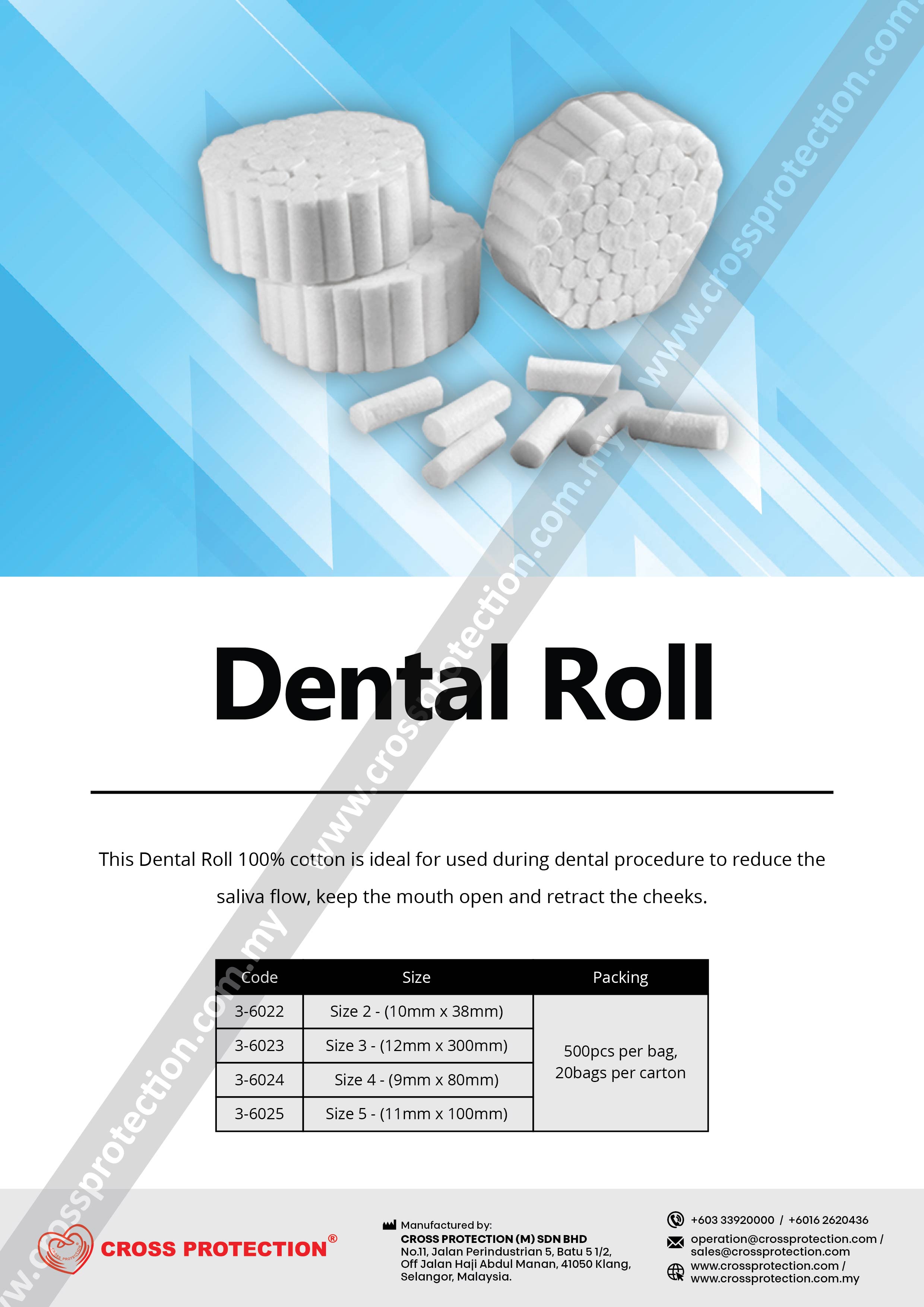 Dental Roll 11x100mm
